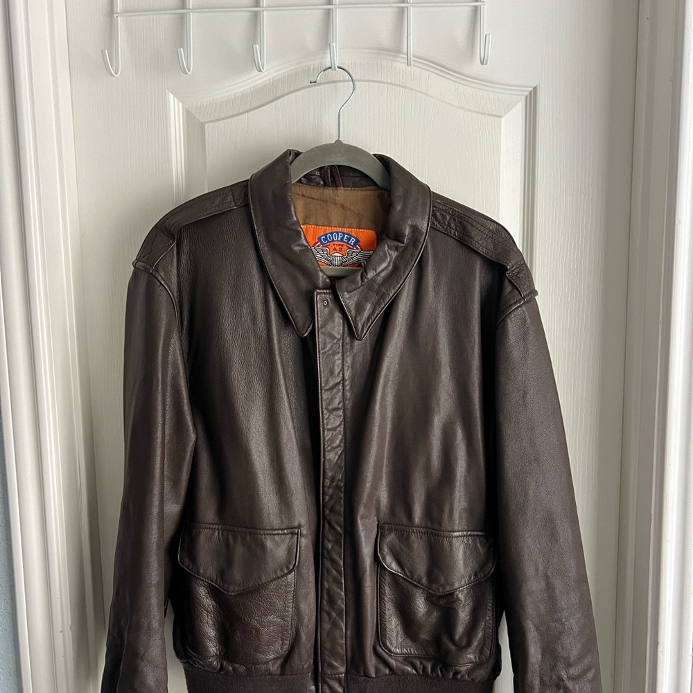 U.S. Wings Cooper A2 Brown Flight Jacket